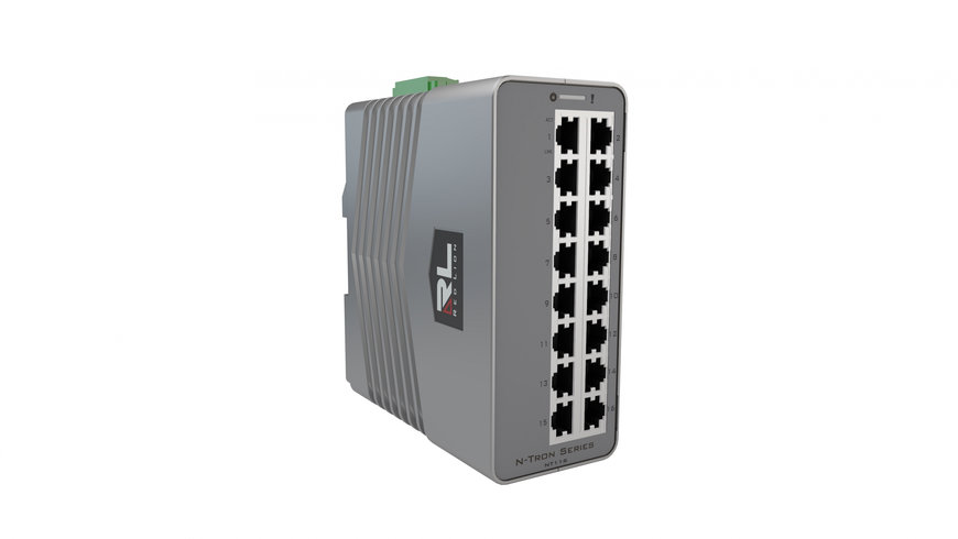 Red Lion® lancerer den nye N-Tron® NT116 uadministrerede 16-ports industrielle Ethernet switch til understøttelse af mission-kritiske operationer i barske miljøer